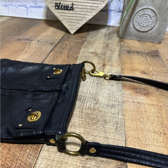 Marc By Marc Jacobs Black Leather Crossbody Handbag - Picture 12 of 14